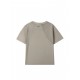 Nike Dri-FIT Γυναικείο Αθλητικό T-Shirt Μπεζ–Γκρι